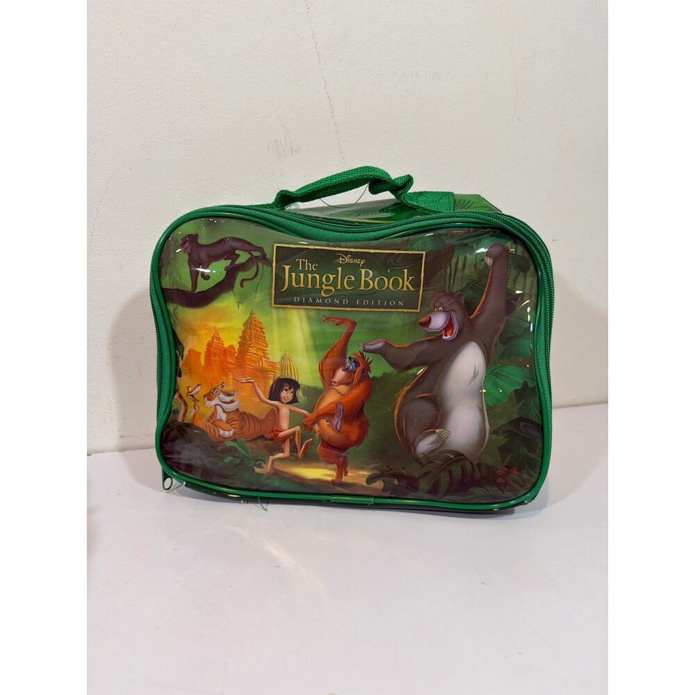 Disney Jungle Book Diamond Edition Promo Lunchbox Zip Up Lunch Bag Insulated NEW